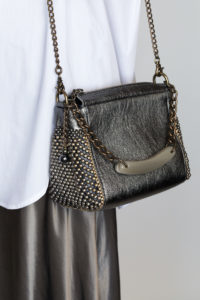 Bauletto Mini Handbag Silver-doré
