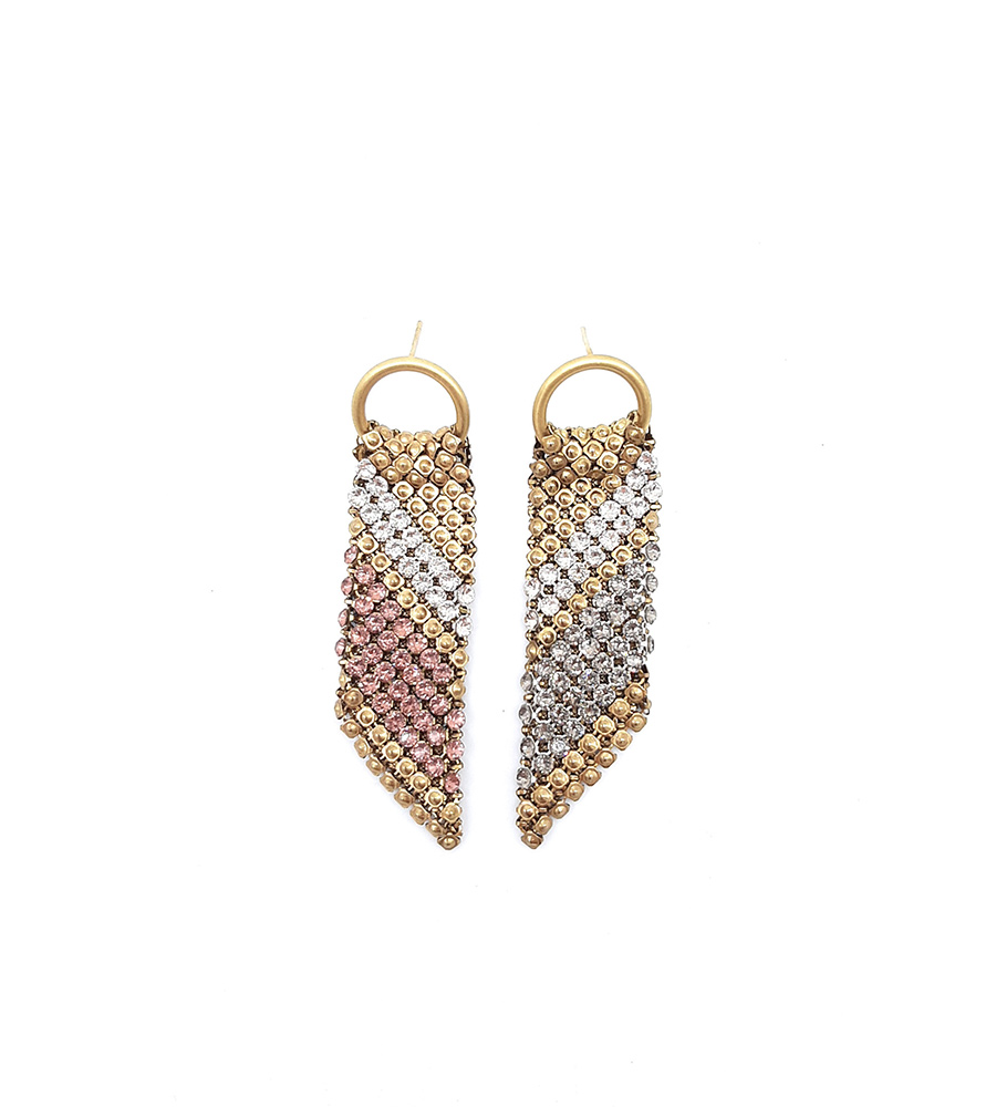 Sasha Earrings Gold Laura B Collection Particulière