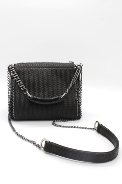 Bria Mesh Bauletto Silver-Black mesh Bria Mesh Bauletto Silver-Black mesh