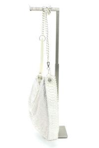 Frost Pleated Bag White