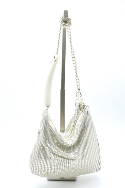 Frost Pleated Bag White Frost Pleated Bag White