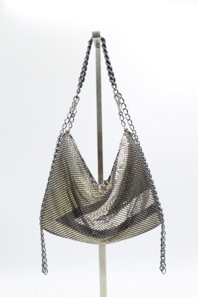 Trixie Box Handbag shiny silver-doré