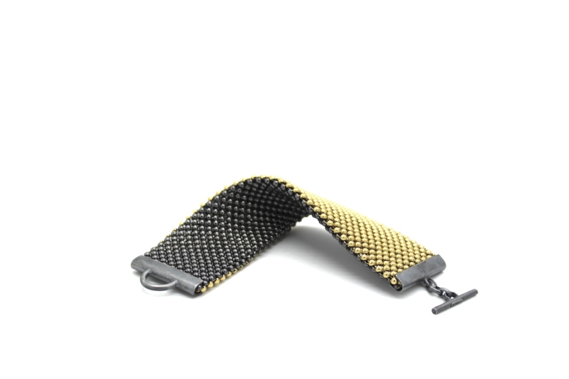Reversible Cuff Gold-Gunmetal