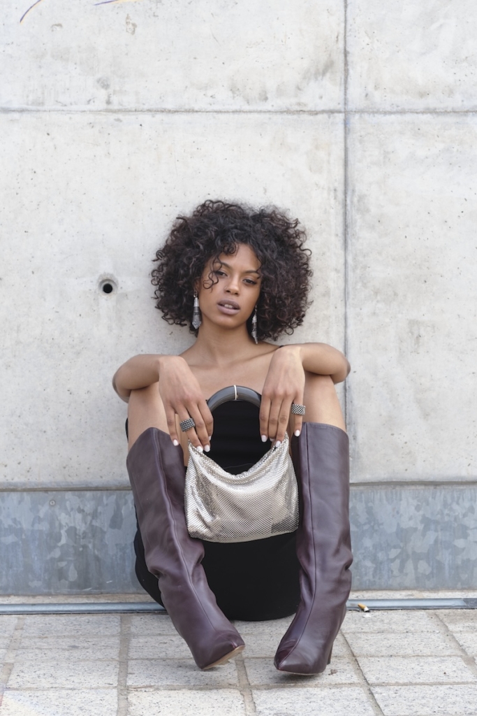 Silvie Party Bag silver