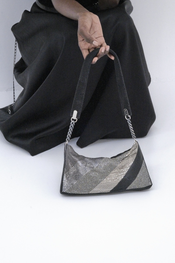 DANIELA Diagonals Box Baguette black-silver DANIELA Diagonals Box Baguette black-silver
