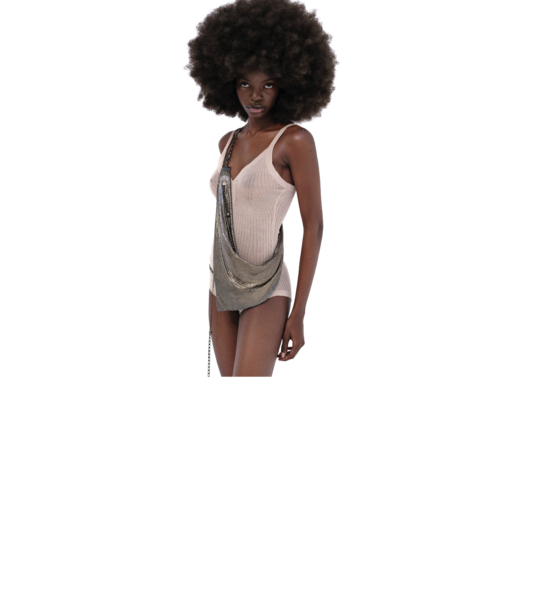 LEELA Hug Bag doré- as crossbody