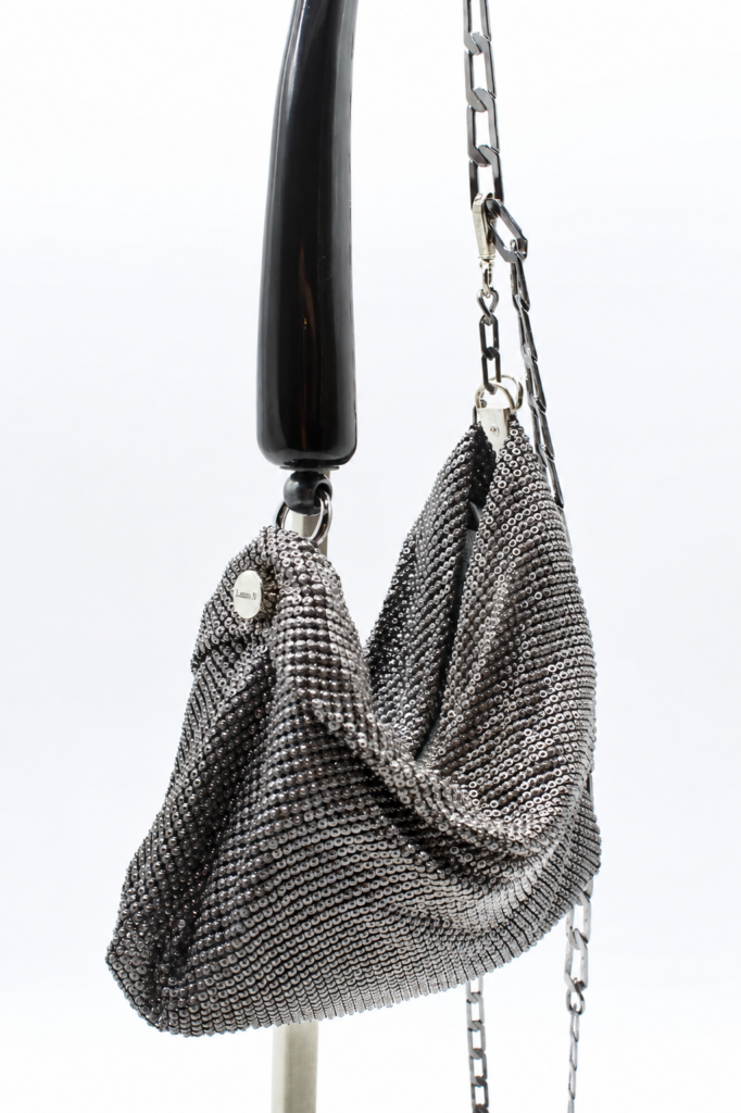Priscilla Pleated Bag gunmetal Priscilla Pleated Bag gunmetal